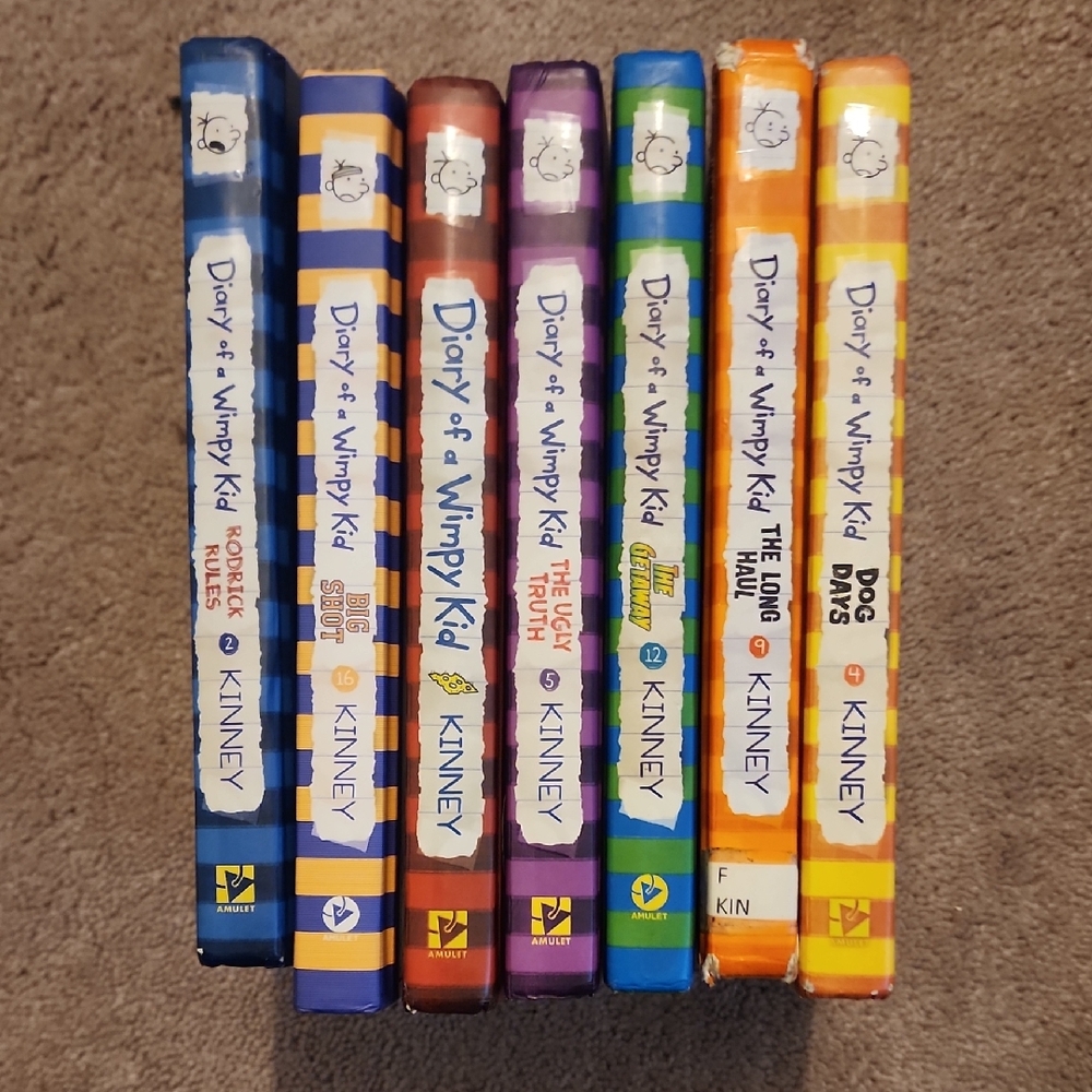 Diary of a Wimpy Kid Hardcover Book Set - Multicolor